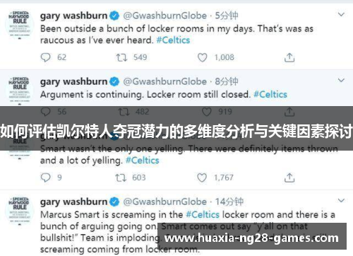 如何评估凯尔特人夺冠潜力的多维度分析与关键因素探讨